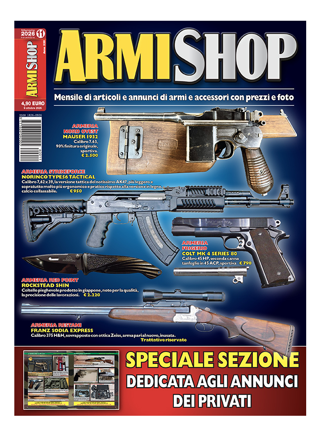 ARMI SHOP - Novembre 2026 - digitale