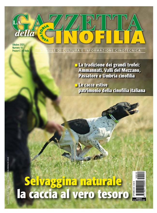 GAZZETTA DELLA CINOFILIA | Abbonamento Carta 12 numeri - ESTERO | GAZ_C_ES