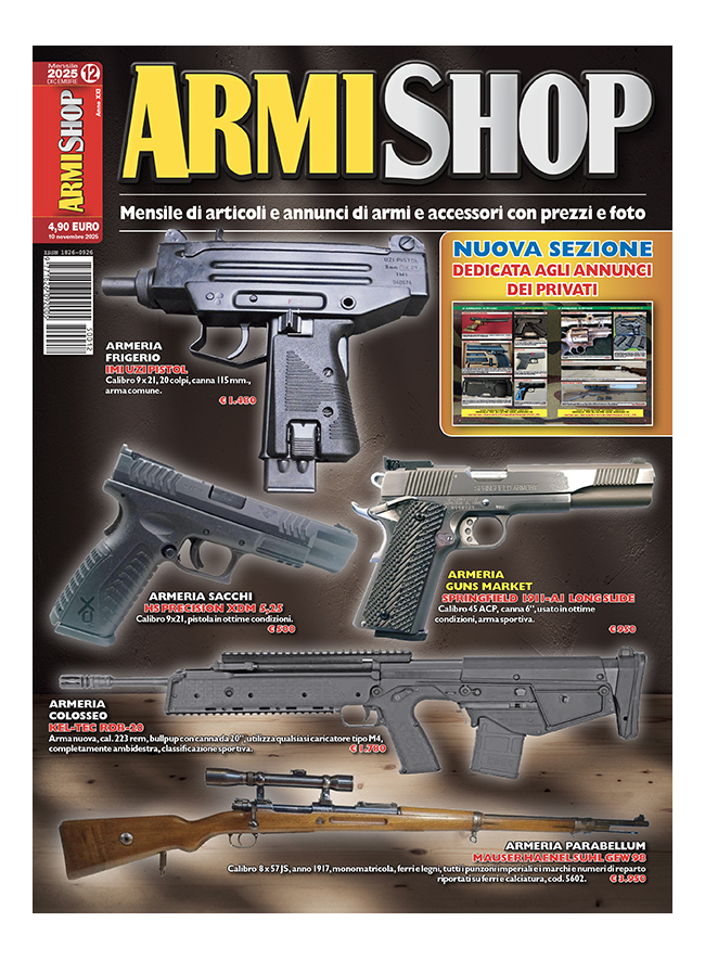 ARMI SHOP - Dicembre 2025 - cartaceo