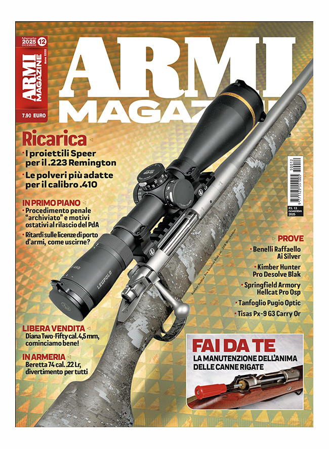 ARMI MAGAZINE | Abbonamento Carta 12 numeri - ESTERO | AMA_C_ES
