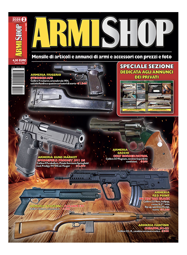 ARMI SHOP - Febbraio 2026 - cartaceo