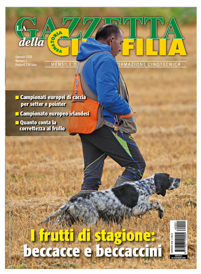GAZZETTA DELLA CINOFILIA | Abbonamento Carta 12 numeri - ESTERO | GAZ_C_ES