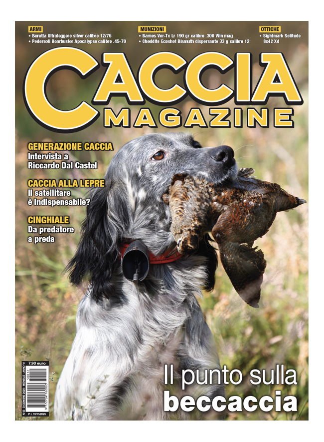 CACCIA MAGAZINE | Abbonamento Carta 12 numeri - ESTERO | CMA_C_ES
