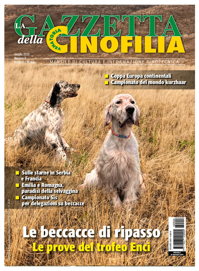 GAZZETTA DELLA CINOFILIA | Abbonamento Carta 12 numeri - ESTERO | GAZ_C_ES