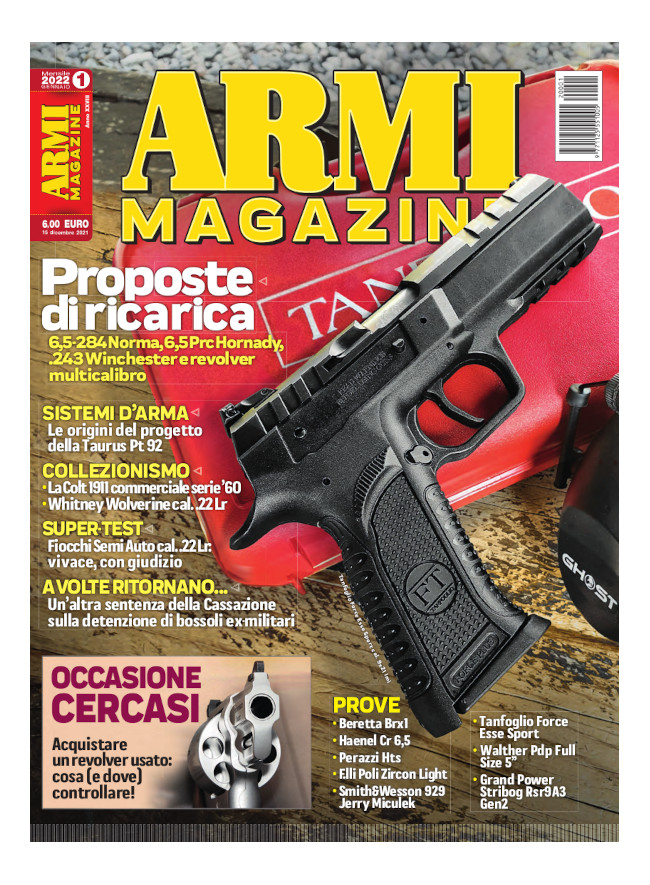 ARMI MAGAZINE - Gennaio 2022 - cartaceo