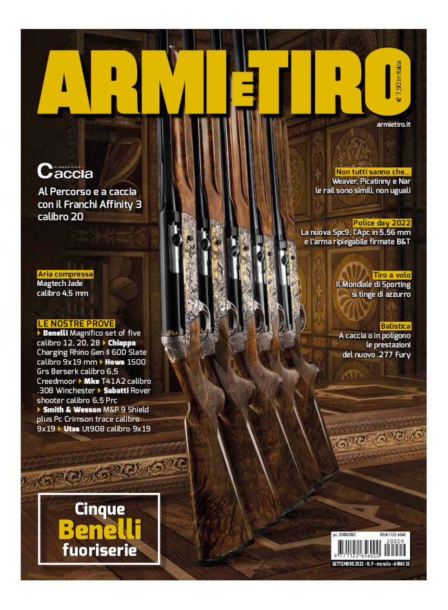 ARMI E TIRO - Settembre 2022 - cartaceo