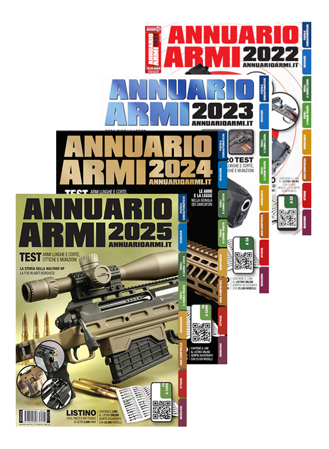 Pacchetto Annuari Armi 22 - 23 - 24 - 25