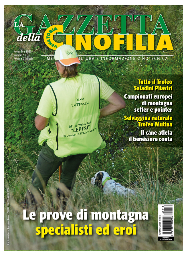 GAZZETTA DELLA CINOFILIA - Novembre 2026 - digitale